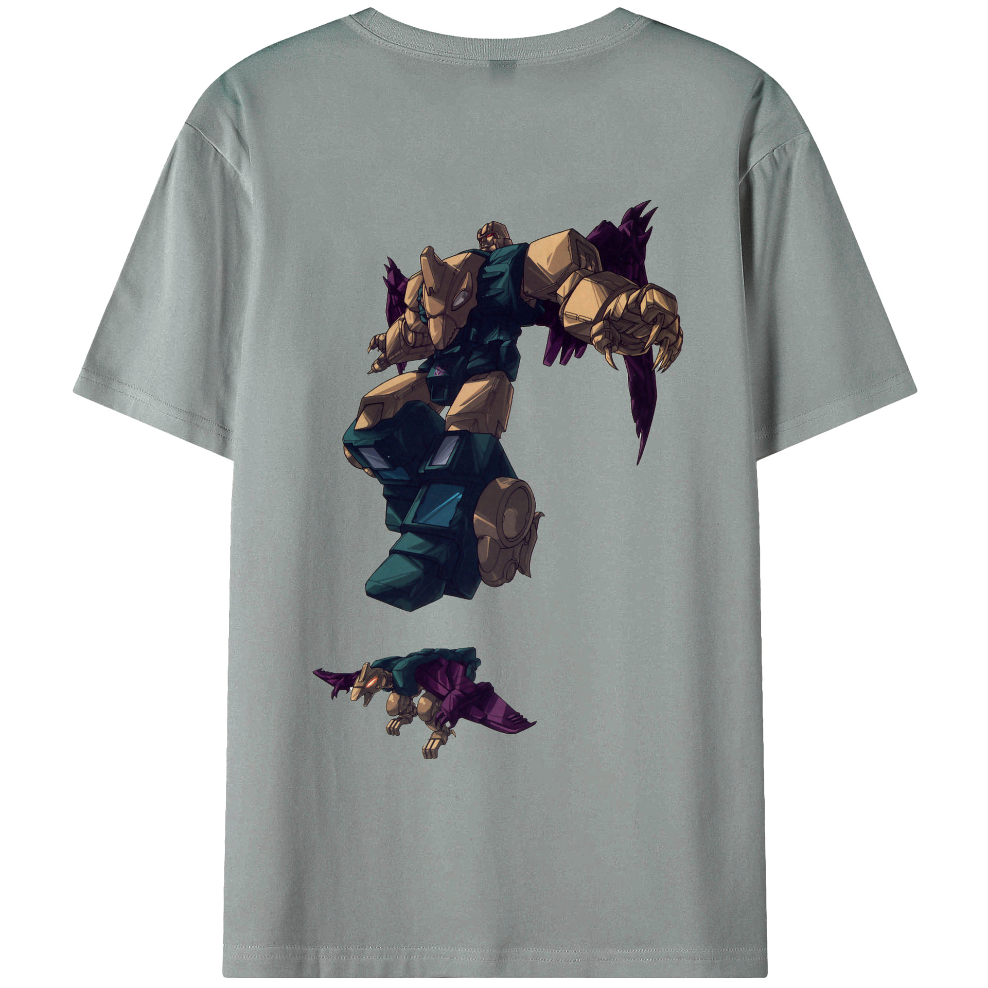 （画像用）  綿100％ メンズ半袖Tシャツ（バックプリント） 通気性